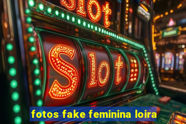 fotos fake feminina loira